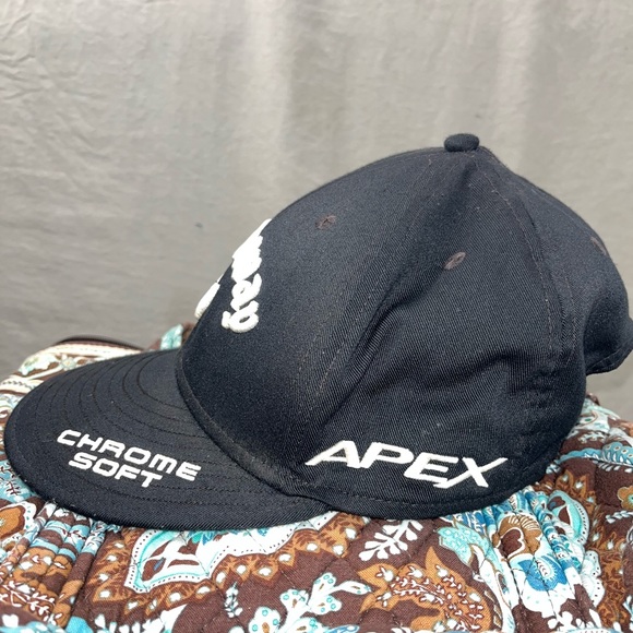 Callaway Black Chrome Soft Odyssey Apex Golf Strapback Hat - Picture 2 of 6